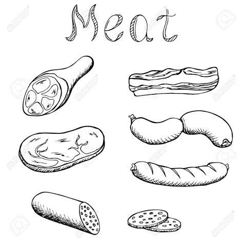 meat clipart black and white 10 free Cliparts | Download images on Clipground 2024