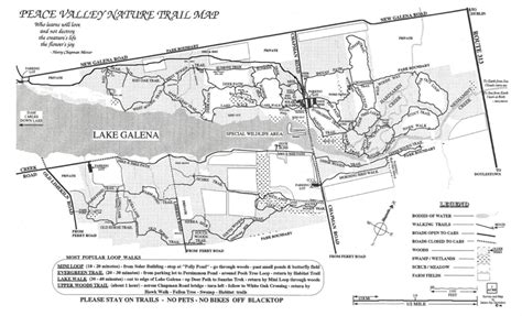 Peace Valley Park Map - Alecia Lorianna