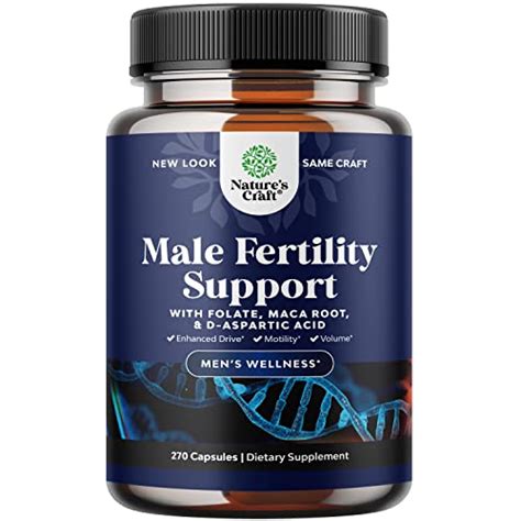 Pre Conception Male Fertility Supplement - Advanced Fertility Supplement for Men with CoQ10 Maca ...