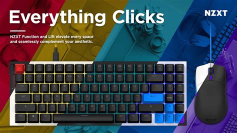 NZXT Announces the Function Keyboard, Lift Mouse, and Customization Service | Dev & Gear