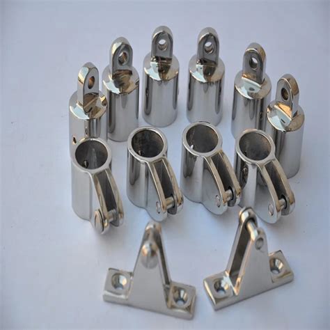 man 3 Bow Stainless Steel Fittings Set 7/8 Bimini Top Hardware 12 PCS ...