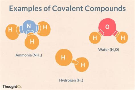 Examples of Covalent Bonds and Compounds