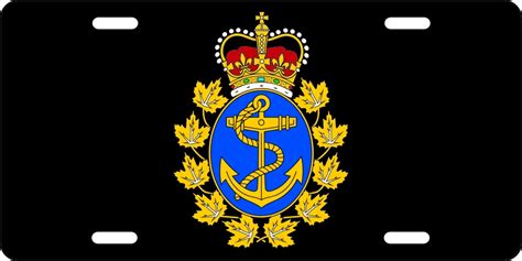 Royal Canadian Navy License Plates by Miller Concepts