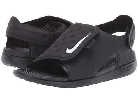 Nike Kids Sunray Adjust 5 (Infant/Toddler) at Zappos.com | Toddler boy shoes, Boys shoes black ...