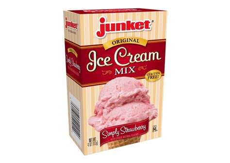 Simply Strawberry Ice Cream Mix (Case of 12) – Junket Desserts