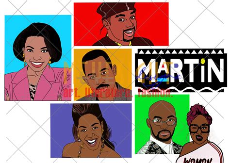 Digital Download Martin JPG PNG Printable Art Poster 90s Sitcom Tv Sitcom - Etsy