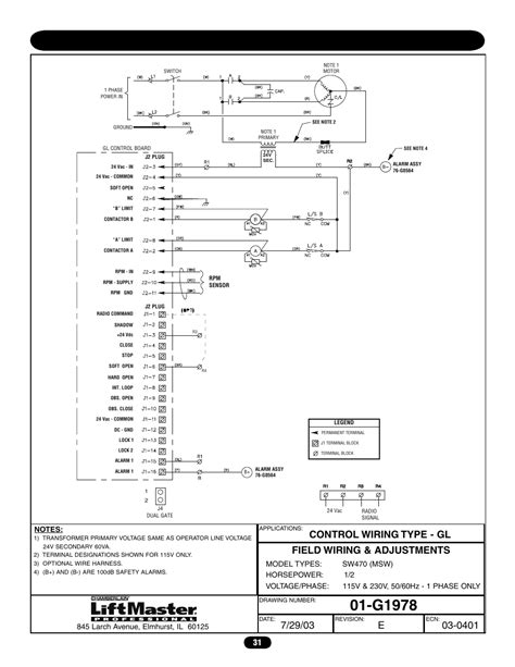 Wiring A Liftmaster Garage Door Opener