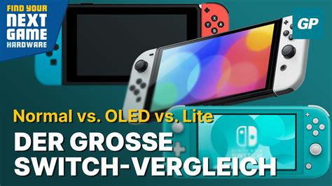 Nintendo Switch vs. OLED vs. Lite: Alle Unterschiede im Vergleich