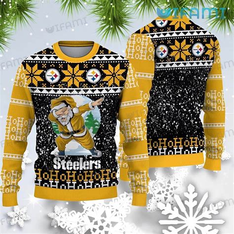 Steelers Christmas Sweater Santa Claus Pittsburgh Steelers Gift - Personalized Gifts: Family ...