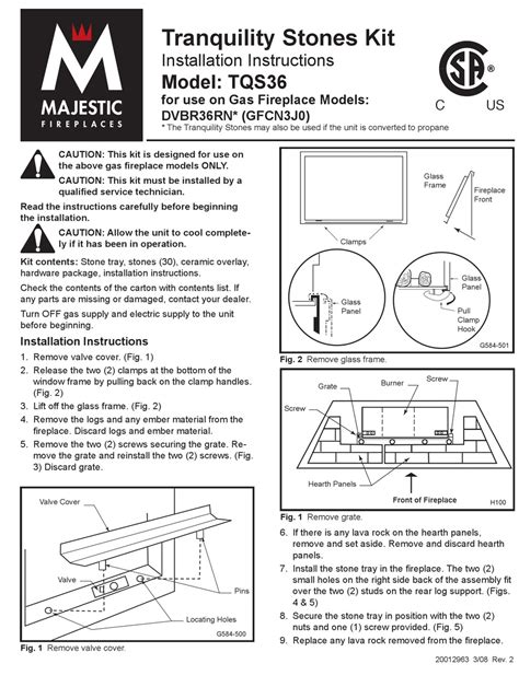 MAJESTIC FIREPLACES TQS36 INSTALLATION INSTRUCTIONS MANUAL Pdf Download ...