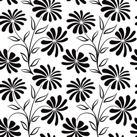 Floral seamless pattern. Flower background. Engraved texture 524208 ...