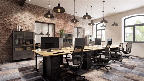 Industrial style office interior design Office Interior Design Modern ...