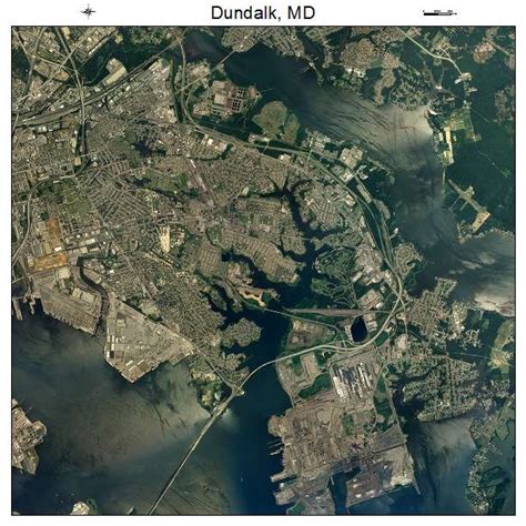 Aerial Photography Map of Dundalk, MD Maryland