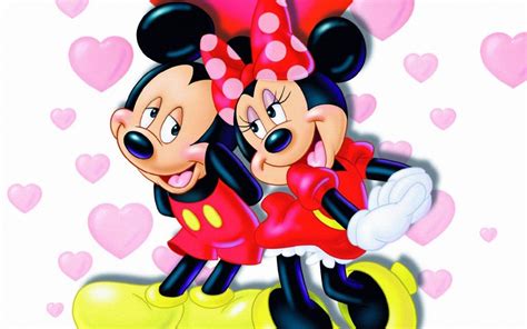 Mickey Mouse and Minnie in Love Wallpapers - Top Free Mickey Mouse and Minnie in Love ...