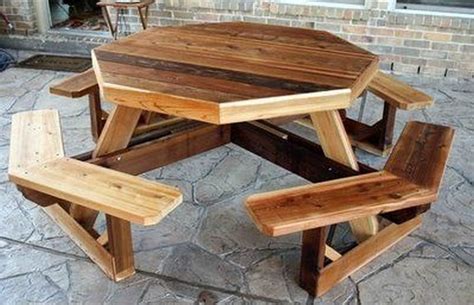 How To Build An Octagon Picnic Table Free | Brokeasshome.com