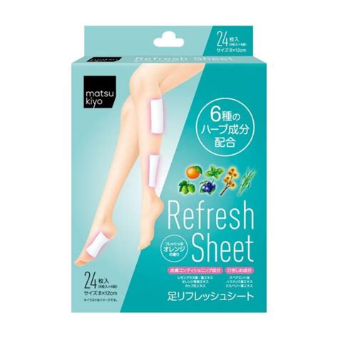 Matsukiyo Refresh Sheet 24pcs. - matsumotokiyoshi