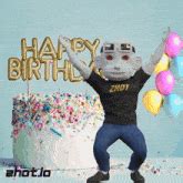 Happy Birthday Cake Sticker - Happy Birthday Cake Throw - Discover ...