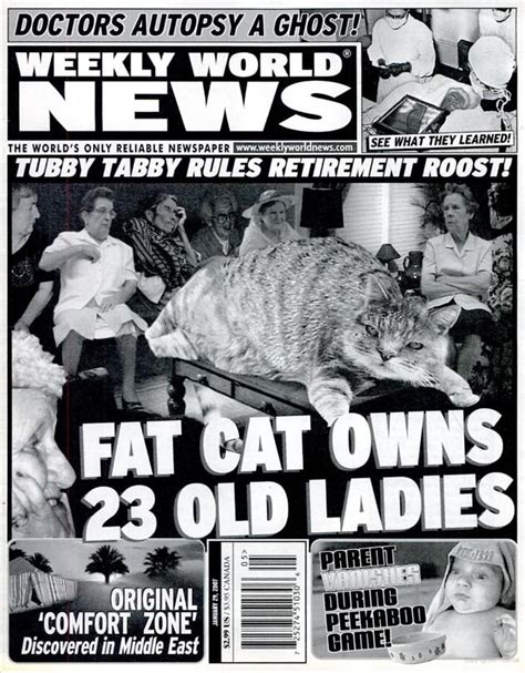 23 Ridiculous Covers From The Weekly World News Tabloid - Funny Gallery | eBaum's World