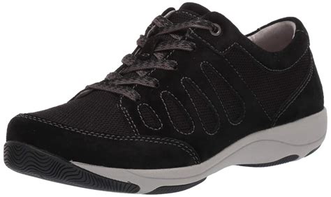 Dansko Heather Black Suede Sneakers Black - Walmart.com