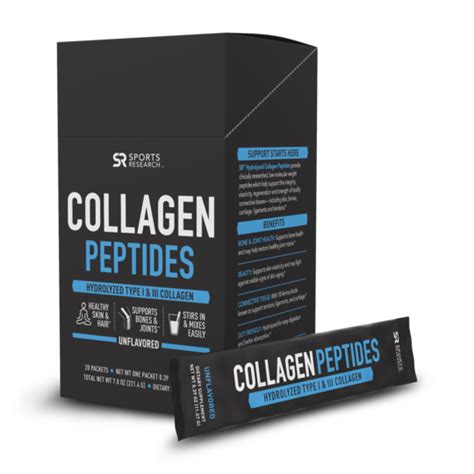 Sports Research Collagen Peptides Unflavored 20 Packets – HERBS OF THE ...