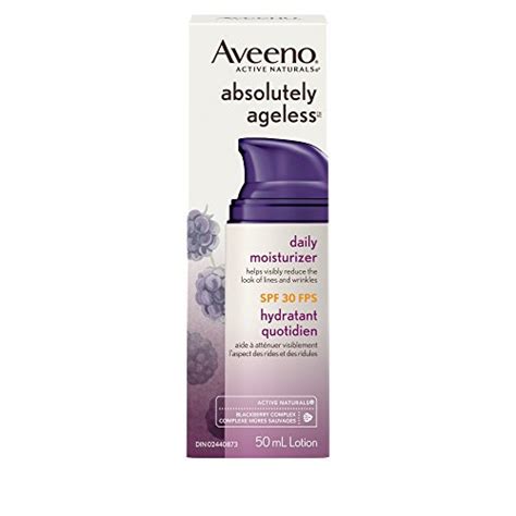 Aveeno Absolutely Ageless Face Daily Moisturizer, SPF 30, 50 mL — Deals ...