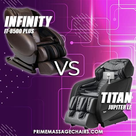 Massage Chair Comparison: Infinity IT-8500 Plus vs Titan Jupiter LE - Prime Massage Chairs