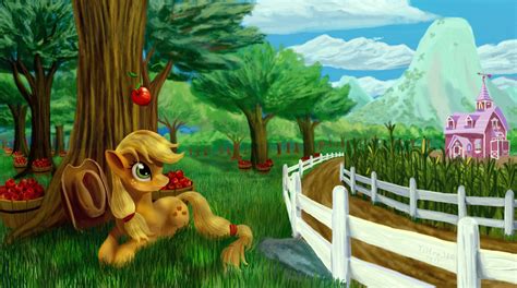 Download Applejack (My Little Pony) TV Show My Little Pony: Friendship Is Magic Wallpaper by ...