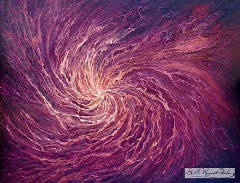 Sacred Spiral | Oil Painting on Sculptural Base - BA Wygant Studio ...