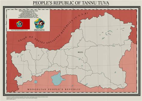 Map of the People's Republic of Tannu Tuva (1989) by KitFisto1997 on DeviantArt