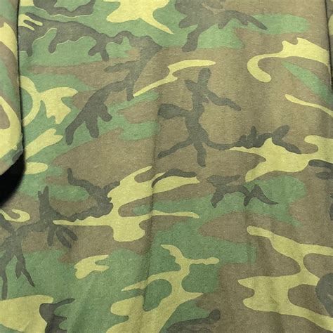 Traditional Army Camouflage T-shirt Made In Usa | Boardwalk Vintage