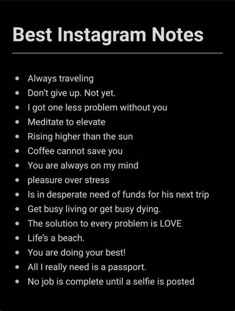 1000+ Best Instagram Notes Ideas for 2024