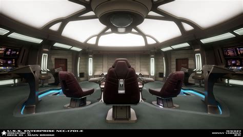 ArtStation - U.S.S. Enterprise NCC-1701-E Main Bridge - Star Trek ...