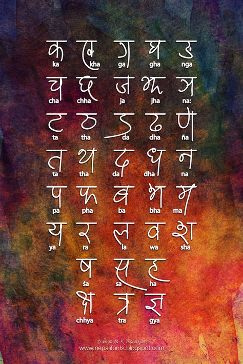 Sanskrit Devanagari Font