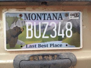 Montana License Plate that Benefits MEIC