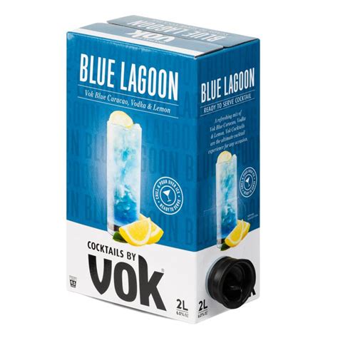 Vok Cocktails Blue Lagoon 6% Cask 2 Litre - Vodka RTD's | Super Liquor