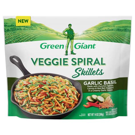 Green Giant Veggie Spiral Skillets Garlic Basil, 14 oz (Frozen ...