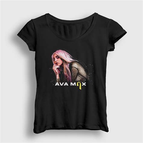 Torn Ava Max Kadın Tişört | Presmono