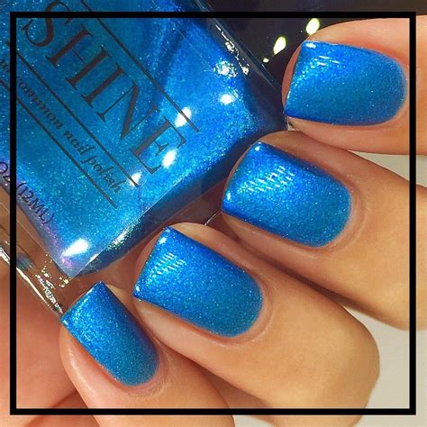 Abyss Electric Teal/Blue Shimmering Iridescent Glitter Indie Nail Polish