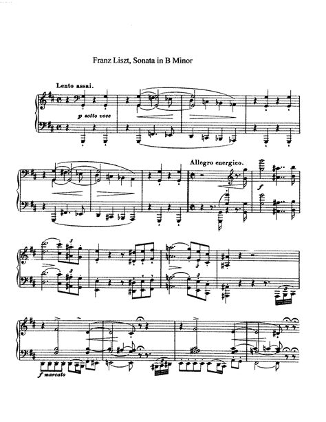 Piano Sonata in B minor, S.178 (Liszt, Franz) - IMSLP: Free Sheet Music ...