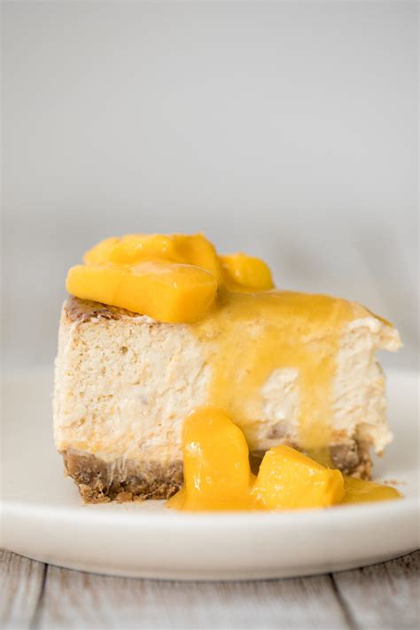 Creamy Mango Cheesecake - Ahead of Thyme