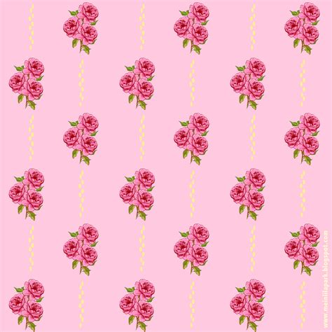 Free digital pink rose scrapbooking papers - faux vintage ...