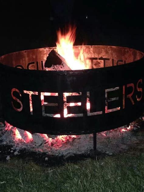 Pittsburgh steelers fire pit ring | Steelers, Pittsburgh steelers ...