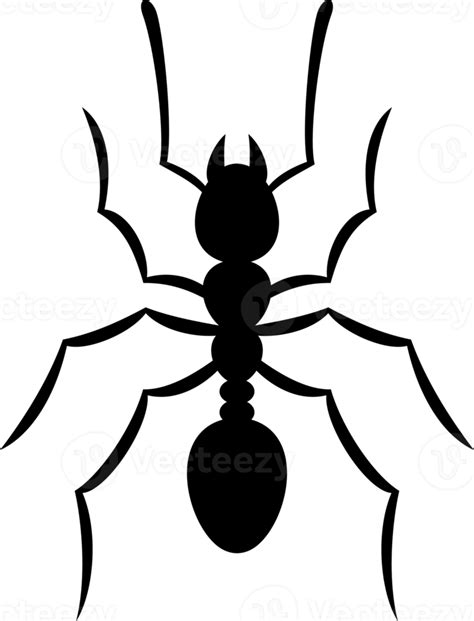 Ant silhouette png illustration 8513440 PNG