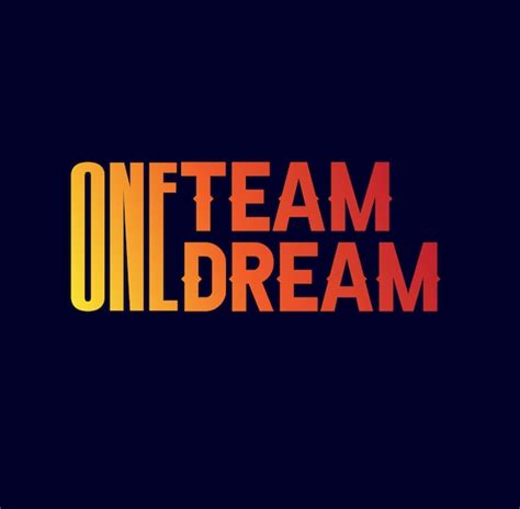 Premium Vector | One team one dream tshirt design