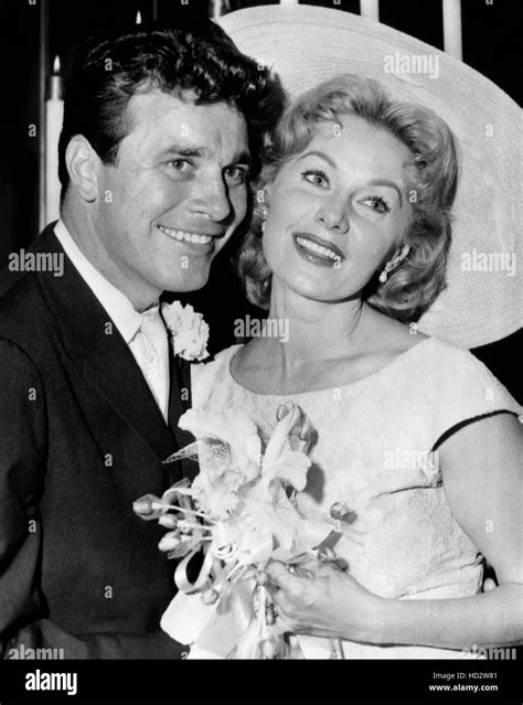 Rhonda Fleming with husband, Lang Jeffries, 1960 Stock Photo - Alamy