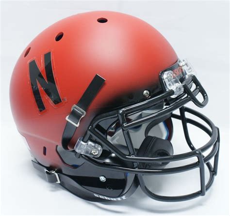 Nebraska Cornhuskers Helmet Schutt XP Authentic Full Size Red Alternate ...