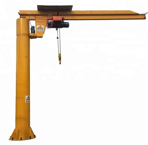 Swing Arm Overhead Jib Crane Slewing 2 Ton Fixed Rotary Column Mounted