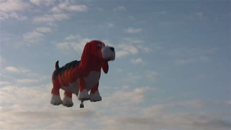 Dog Shaped Hot Air Balloon Stock Footage Video 172297 - Shutterstock