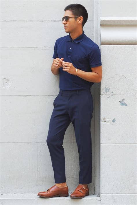 It’s Polo (Shirt) Season…Here’s How To Wear Them This Summer | Navy dress pants, Polo shirt ...