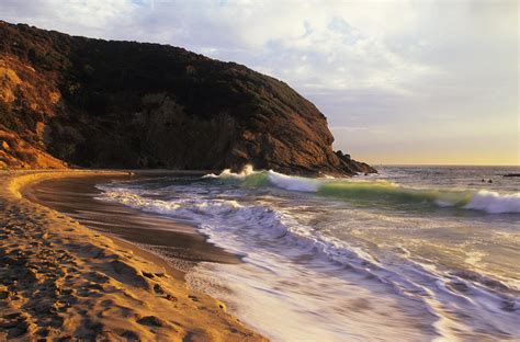 Winter Swells Strands Beach Photograph by Cliff Wassmann